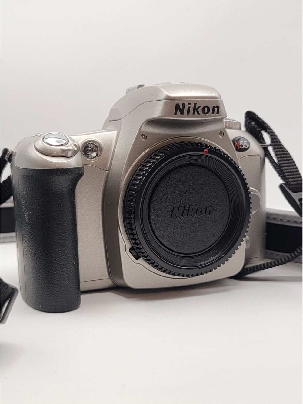 Nikon N55 35mm SLR Film Camera Body & Body Cap UNTESTED
